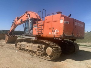 Excavatrice sur chenilles Hitachi ZX650 ZX650H d'occasion / Excavatrices hydrauliques Hitachi ZX 650 650H de 65 tonnes d'occasion à vendre - Product Image 2