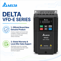 Variateur de fréquence Delta VFD-E Series VFD Inverter AC Drive 0,2-22 kW 100-480 V monophasé triphasé pour moteurs AC industriels