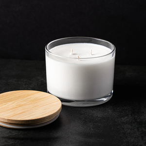 18OZ lớn rõ ràng nến Jar với nắp 3 bấc tùy chỉnh độc đáo rỗng nến container bán buôn nến bao bì nến tàu số lượng lớn - Product Image 5