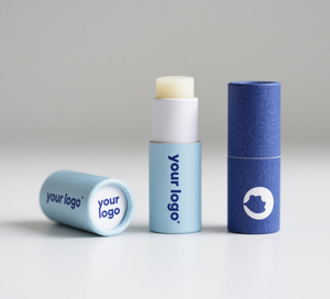 Lápiz labial azul bebé ecológico personalizado tubo de papel embalaje de cartón impreso biodegradable para cosméticos de perfume - Product Image 5