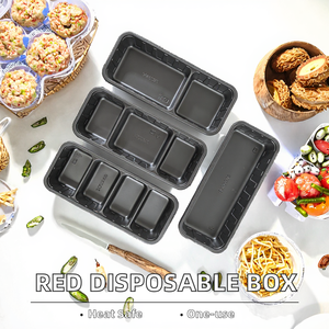 Factory Supply Disposable Plastic Lunch Box <b>Takeaway</b> Food <b>Container</b> Bulk - Product Image 2