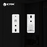 KYOK Cuerda Ventana Cortina Riel Moderno Simple Forma Blanco Cortina Rieles para decoración de interiores