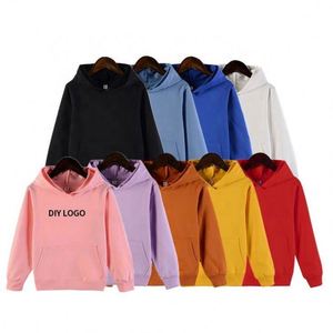 Sweat à capuche pour enfants, garçons, filles, bébés, logo personnalisé, broderie 3D, vêtements de sport d'automne, tissu en molleton, poche - Product Image 6