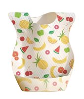 Bavoirs de bave imprimés aux fruits bavoirs jetables pour bébés garçons filles serviette de bave non tissée en plein air bébé burp chiffons
