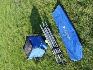 Легкий алюминиевый складной бункер для теннисных мячей, переносная обучающая тележка с корзиной, компактное тренировочное оборудование - Product Image 6