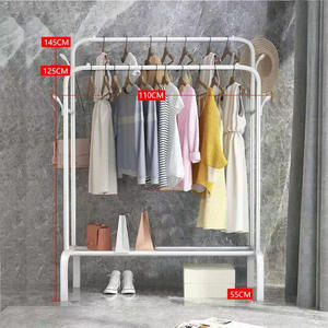 Porte-manteau moderne en métal <span class=keywords><strong>avec</strong></span> base en marbre Cintre sur pied Étagère de rangement à crochets multiples pour le salon et la chambre Entrée - Product Image 5