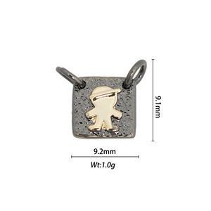 Charms Copper Alloy Cross Geometric Unisex Necklace Pendant Gift - Product Image 3