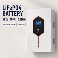 Kit d'énergie solaire hors réseau 5,12 kWh LiFePO4 avec onduleur hybride pour ferme, installation agricole, électricité à distance
