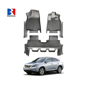 wholesale Factory Custom 5D TPE <b>Rubber</b> Eco-friendly Waterproof Anti Slip 5D Car <b>Floor</b> Mats 3 Pieces for Lexus RX450H RHD 2009 - Product Image 2