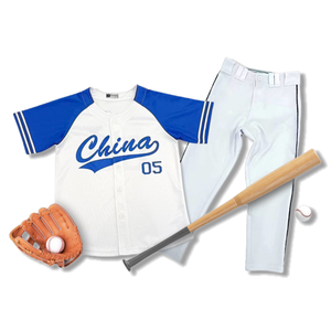 Camisetas de Béisbol Personalizadas para Hombre y Mujer, <span class=keywords><strong>Manga</strong></span> <span class=keywords><strong>Corta</strong></span>, Cierre de Botones, Impresión Digital de Logotipo, Uniforme Profesional de Béisbol - Product Image 1