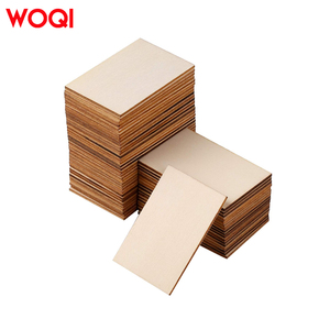WOQI all'ingrosso rustico naturale personalizzato non trasformati rettangolari in <span class=keywords><strong>legno</strong></span> bianco pezzi per la scrittura di pittura - Product Image 2