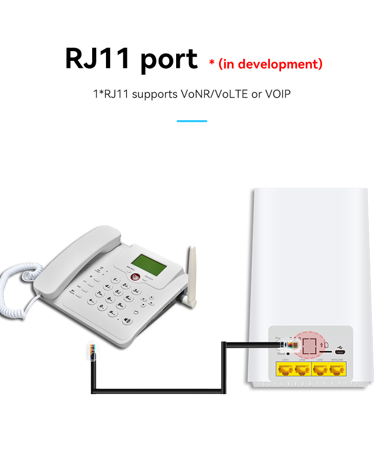 इंडोर CPE 5G वायरलेस राउटर तेज़ और अधिक स्थिर 5G मॉडेम 8