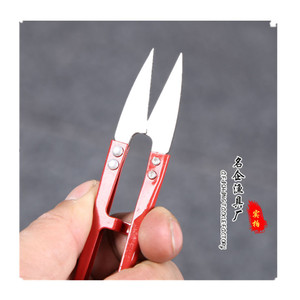 Tijeras de Pesca Pequeñas de Acero Color Rojo, Accesorios de Pesca para Pescadores - Product Image 3