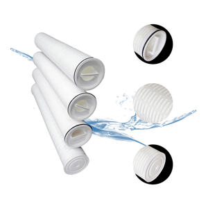 Cartucho de Filtro Plegado de Alto Flujo para Purificación de Agua Embotellada, con Proveedor Chino a Bajo Precio - Product Image 1