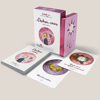 Cartes de Tarot Oracle Personnalisées en Gros avec Bordure Dorée Rose – Jeu de Cartes en Papier pour Usage Familial – Impression en Usine et Options de Logo