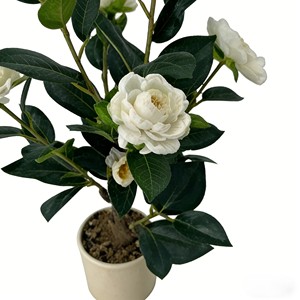 Árbol de Camelia Artificial, Árbol de Camelia Sintético, Árbol de Camelia en Maceta - Product Image 5