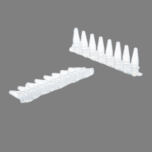 Tampas Ópticas Transparentes Redondas para Tubos <span class=keywords><strong>PCR</strong></span> de Oito Tubos, Compatíveis com Máquinas <span class=keywords><strong>PCR</strong></span>, Consumíveis Plásticos Descartáveis para Testes - Product Image 4