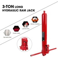 Cric hydraulique de levage 8 tonnes à long rampe pour grue de levage de moteur