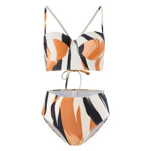 Traje de Baño Personalizado de 3 Piezas para Parejas, Bikini con Estampado de Cebra, Ropa de Playa, Traje de Baño Deportivo para Mujer y Hombre - Product Image 3