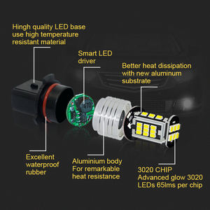 G-View H28WオートP13W LEDエラーフリーCanbus PSX24W PSX26W H7 H10 LED電球カーフォグデイタイムランニングライトホワイト - Product Image 2