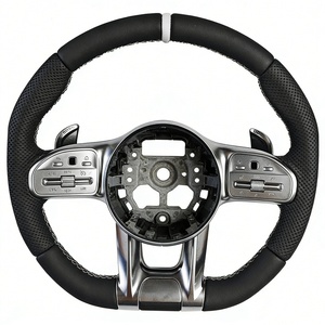 Volant en cuir noir pour <span class=keywords><strong>Mercedes</strong></span> Benz <span class=keywords><strong>GLA</strong></span> CLS500 GLC300 ML350 CLK500 GLS450 GLC200 CLS550 - Product Image 2
