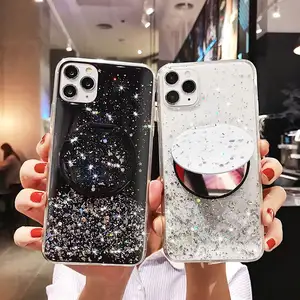 Voor Samsung Spiegel Case, glitter Bling Make-Up Spiegel Mobiele Telefoon Geval Voor Samsung A10S A20 A30 A40 A50 A70 Fundas Para Movil