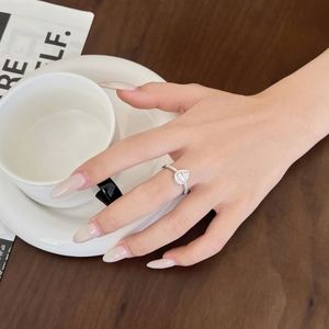 Bagues de fiançailles en forme de poire Dylam, en argent 925 plaqué rhodium avec zircone 5A, bagues de mariage pour femmes, bagues de promesse - Product Image 5