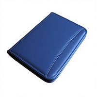Porte-documents multifonctionnel en cuir PU résistant, organiseur professionnel, classeur A4, porte-bloc-notes, mallette à fermeture éclair