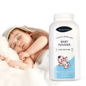 Etichetta privata amido di mais per bambini in polvere senza talco in polvere dolce latte fresco talco per bambini Eczema