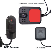 Caméra embarquée 4G ADAS avec vision nocturne, double caméra AHD 1080P H265, carte SD, surveillance du conducteur, pour flotte de taxis et VTC, avec positionnement BeiDou