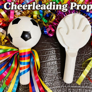 Futebol Areia Shaker Cheer Martelo Mão Clap <span class=keywords><strong>Toy</strong></span> Futebol temáticos Sports Party Favors e Custom <span class=keywords><strong>Plastic</strong></span> Noise Makers para Jogos - Product Image 4