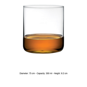 Verre à eau en cristal Finesse 30 cl Nude H 8,2 cm Ø 7,5 cm - Product Image 3