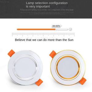 Lámpara de Techo Empotrada LED COB Moderna de Aluminio IP65 para el Hogar, 5W7W, Cambio de Color, Ajustable, Antideslumbrante, Foco - Product Image 4