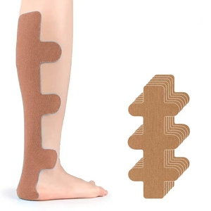 スポーツテープ足首サポートテープ用コットン防水クロスプレカット不規則筋肉スポーツヒール保護パッチ - Product Image 1