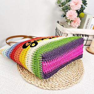 Summer Beach <b>Bags</b> Outdoor Travel Large Capacity Beach Tote <b>Bags</b> Customized <b>Straw</b> Handbag for Beach - Product Image 5