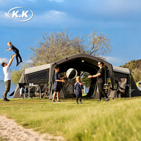 Kawagebo Kamp (KK) 25' X 18.4' Gonflable 42.8 ㎡   Tente de camping gonflable pour 8 à 14 personnes avec 2 chambres