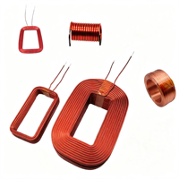 Bobine d'inductance à noyau d'air personnalisée, enroulement de fil de cuivre, courant élevé, faible DCR, noyau en manganèse/nickel/magnésium, OEM ODM, pour recharge de VE