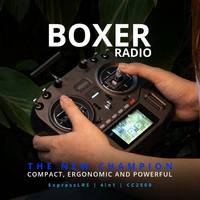 Émetteur RC RadioMaster Boxer 2.4G 16CH, contrôleur radio ELRS CC2500 4-en-1 avec cardan à effet Hall, compatible EdgeTX pour drone RC