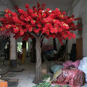Venta al por mayor gran árbol artificial con flores de <span class=keywords><strong>cerezo</strong></span> <span class=keywords><strong>comprar</strong></span> hermosa planta artificial - Product Image 6
