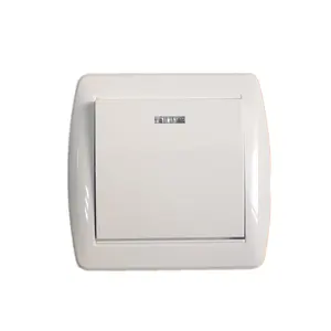 Europe surface mounting two gang 1 way wall switch with indicator (S8102)