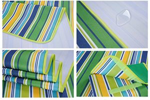 Grass Green Stripe Big Picnic <b>Blankets</b> <b>Beach</b> <b>Blanket</b> Outdoor Camping <b>Blanket</b> Rug Easily Foldable Picnic Mat - Product Image 5