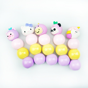 3pcs in 1 in Line Kawaii <span class=keywords><strong>Pastel</strong></span> Light Colors Little Dinosaur Cat Panda Pig Unicorn Highlighter Pen - Product Image 1