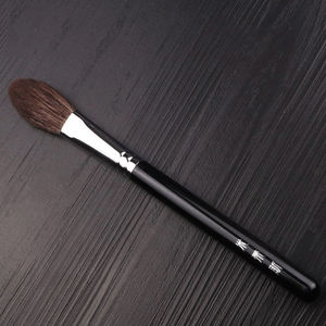 แปรงแต่งหน้าแต่งโลโก้ชุดคอสมิกแปรงขนทองแดงธรรมชาติด้ามจับสีไม้จริง - Product Image 2