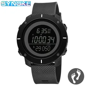 SYNOKE – montres de sport pour hommes, podomètre, fonction hommes, montres numériques LED pour femmes, nouvelle montre-bracelet numérique sport Relogio Masculinoi