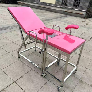 <span class=keywords><strong>Table</strong></span> d'examen gynécologique portable <span class=keywords><strong>en</strong></span> cuir véritable <span class=keywords><strong>de</strong></span> haute qualité, mobilier hospitalier, capacité <span class=keywords><strong>de</strong></span> <span class=keywords><strong>charge</strong></span> <span class=keywords><strong>de</strong></span> 150 kg pour usage médical - Product Image 2