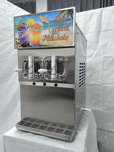 Machine à slush commerciale pour margaritas, certifiée CE, double machine à slush de comptoir, machine à boissons glacées et gazeuses - Product Image 4