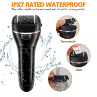 Tondeuse électrique rechargeable pour pédicure, épurateur de peau morte et dure, polisseuse exfoliante pour les pieds, lime de soins, dissolvant de callosités