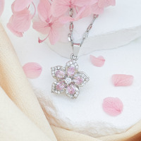 Collier rotatif en acier inoxydable RINHOO, pendentif fleur coloré plaqué or 18 carats, bijoux de mode pour femmes