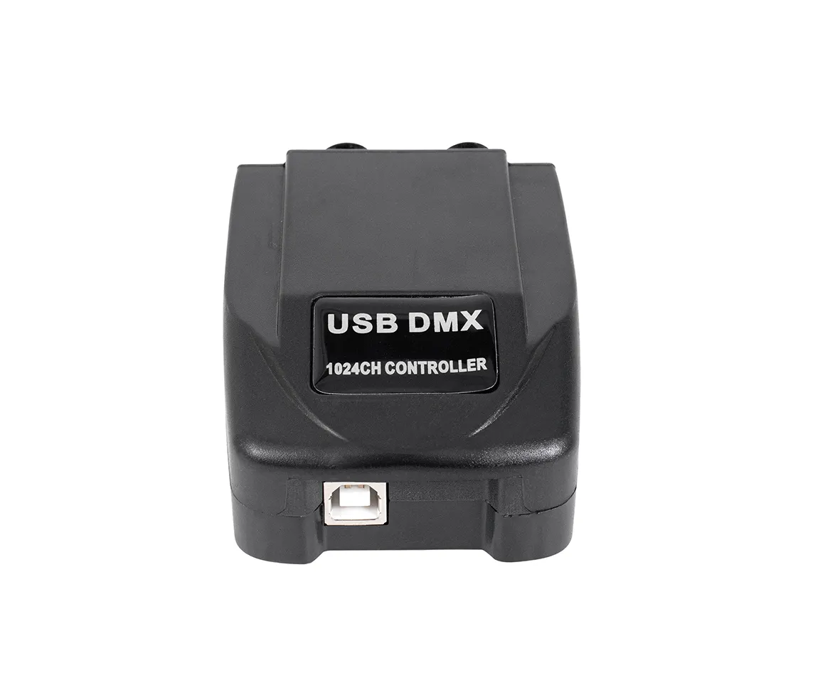 DMX 1024CH เครื่องควบคุมแสงสว่างสำหรับพีซีรองรับ Windows 7 Bit 32 USB Duo Dmx สัญญาณอินเตอร์เฟสแบบถอดรหัสสำหรับไฟเวที512ซอฟต์แวร์