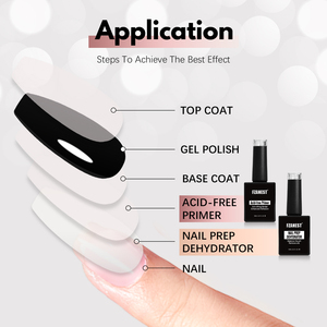 FZANEST UV Gels <span class=keywords><strong>Agent</strong></span> de liaison supérieur à séchage rapide Empêche l'écaillage Apprêt non acide Gel acrylique Vernis à ongles Solution d'apprêt pour ongles - Product Image 6